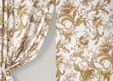 Ткани портьерные Печать Сатен ERT YQ1099-3/280 P Pech