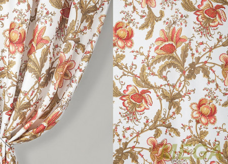 Ткани портьерные Печать Сатен ERT YQ1099-1/280 P Pech