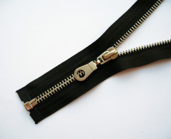 Молния металл Т-5 1 замок 50см (100шт) латунь