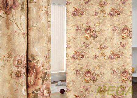 Ткани портьерные Печать Жаккард ERT DP3446-1/280 P Pech