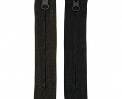 Молния спираль Т-7 реверсивный автомат 75см 100шт) ЛОГО