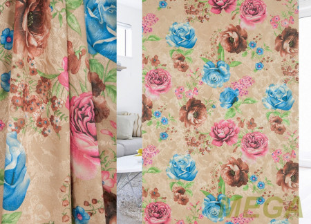 Ткани портьерные Печать Жаккард GL PP1082-5/150 P Pech