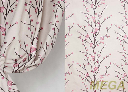 Ткани портьерные Вышивка Лен HH XXC7656-2-3-1/280 LB