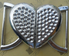 Пряжка "ММ" металлизированная № 228 (8см)