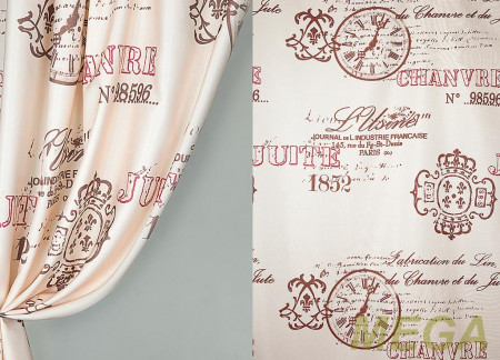 Ткани портьерные Печать Сатен HH ZXY1552-01/280 P Pech