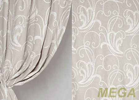 Ткани портьерные Вышивка Лен HH PD1789-2-10/280 LB