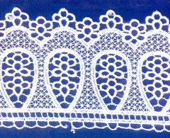 Кружево № 7005347 шир 70мм(уп.9м)