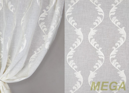 Ткани портьерные Вышивка Лен HH MJ615-1-1/280 LB
