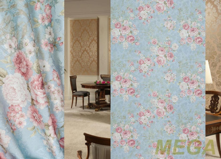 Ткани портьерные Печать Жаккард ERT DP3874-2/280 P Pech