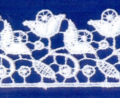 Кружево № 3501447 шир 35мм(уп.9м)