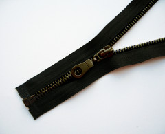 Молния металл Т-8 1 замок 90см (100шт) оксид