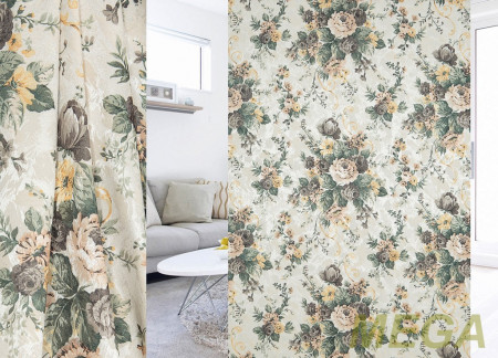 Ткани портьерные Печать Жаккард GL PP1103-1/150 P Pech