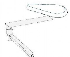 Поворотный рычаг Comel AKN-04B для столов серии MP