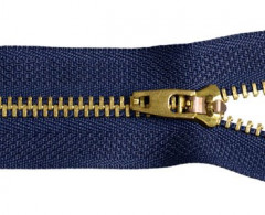 Молния металл джинсовая Т-4 20см (100шт) т.оксид