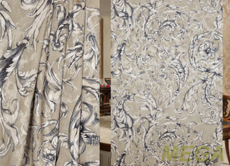 Ткани портьерные Печать Жаккард GL PP1132-3/150 P Pech