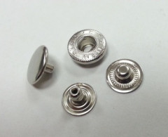 Кнопка Альфа 12,5мм (уп.1440шт) сталь