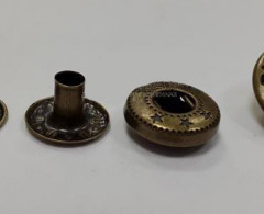 Кнопка Альфа 15мм нержавейка под заказ с вашим логотипом 