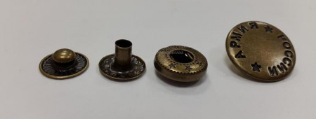 Кнопка с вашим логотипом сталь в Пензе