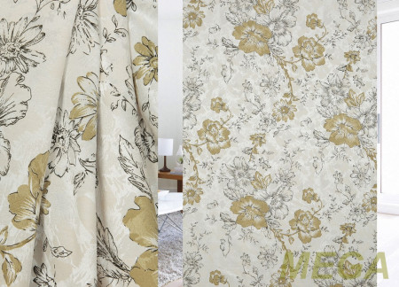 Ткани портьерные Печать Жаккард ERT DP268-2/150 P Pech